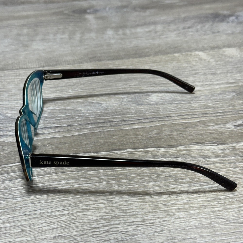 Kate Spade NY Blakely‎ Eyeglass Frames Womens 135 Teal Tortoise Rectangle 0JLM - Picture 5 of 12